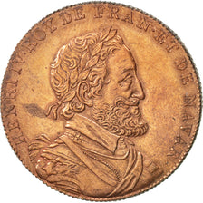 France, Medal, Henry IV, History, AU(50-53), Copper