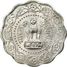 Coin, INDIA-REPUBLIC, 10 Paise, 1973, AU(55-58), Aluminum, KM:27.1