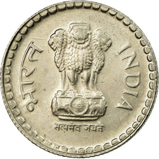 Coin, INDIA-REPUBLIC, 5 Rupees, 1999, EF(40-45), Copper-nickel, KM:154.2
