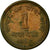 Moneta, REPUBBLICA DELL’INDIA, Naya Paisa, 1957, BB, Bronzo, KM:8