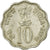 Moneta, REPUBBLICA DELL’INDIA, 10 Paise, 1974, BB, Alluminio, KM:28