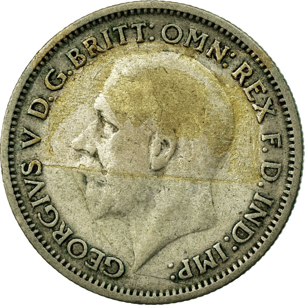Coin, Great Britain, George V, 6 Pence, 1934, EF(40-45), Silver, KM:832