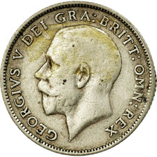 Coin, Great Britain, George V, 6 Pence, 1917, VF(30-35), Silver, KM:815