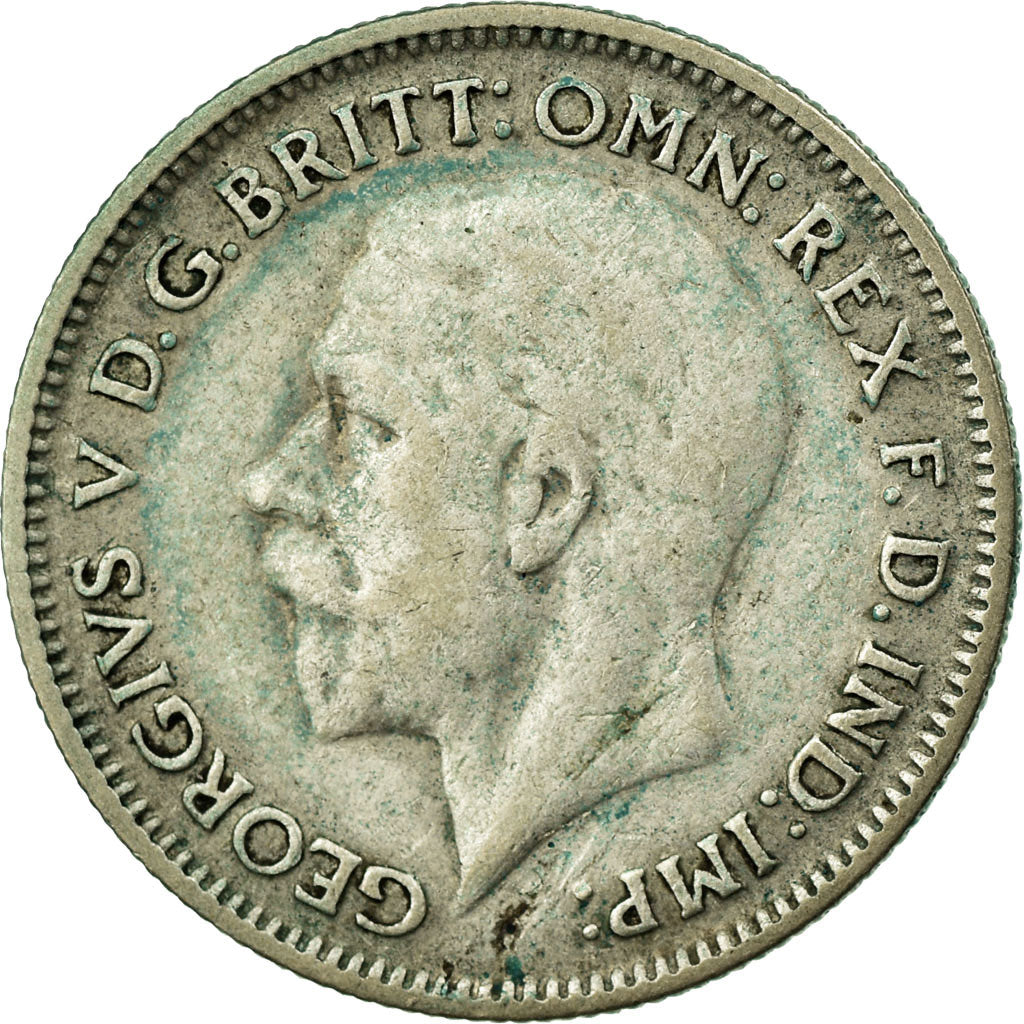 Coin, Great Britain, George V, 6 Pence, 1931, VF(30-35), Silver, KM:832