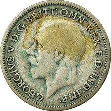 Coin, Great Britain, George V, 6 Pence, 1932, VF(30-35), Silver, KM:832