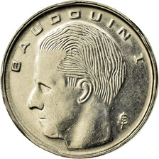 Coin, Belgium, Franc, 1989, Brussels, EF(40-45), Nickel Plated Iron, KM:170