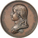FRANCE, History, Louis XVIII, Medal, MS(60-62), Tiolier, Bronze, 40, 38.80