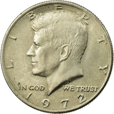 Coin, United States, Kennedy Half Dollar, Half Dollar, 1972, U.S. Mint