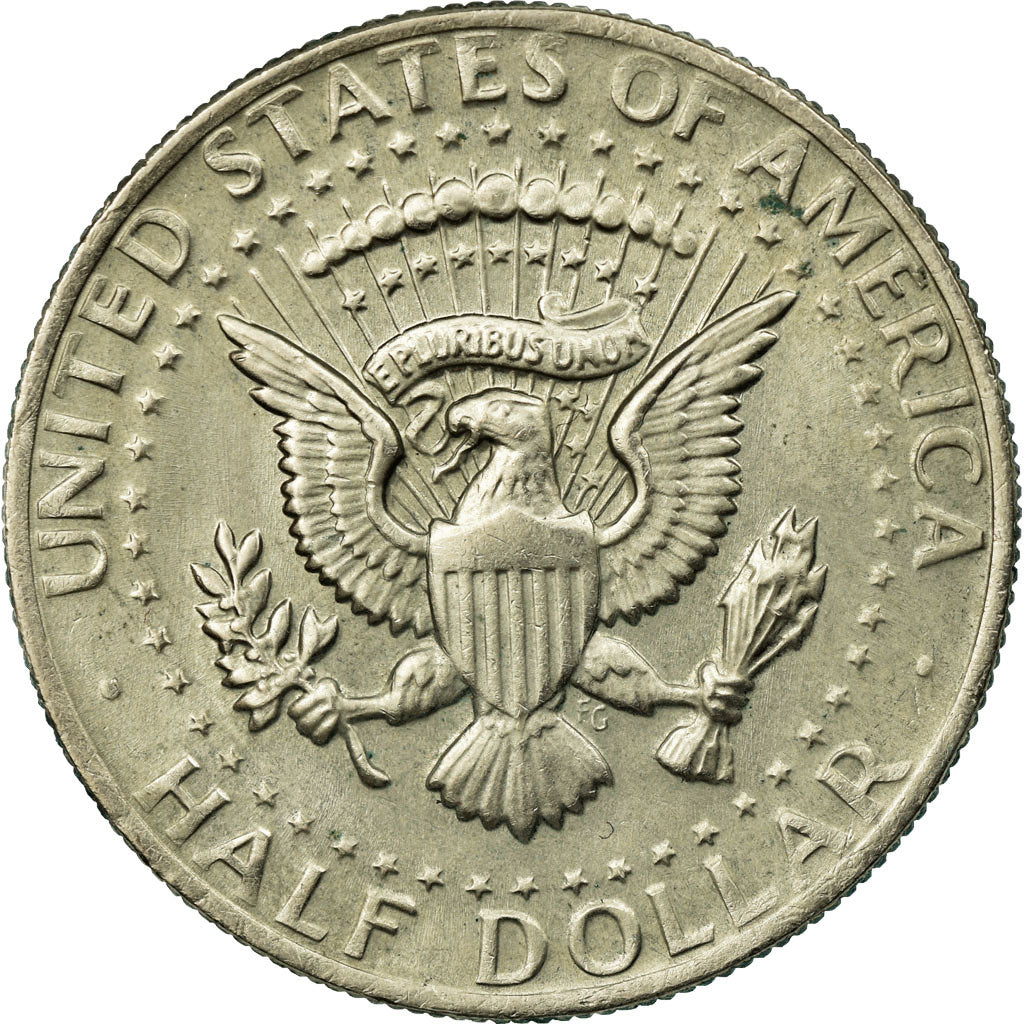 Coin, United States, Kennedy Half Dollar, Half Dollar, 1972, U.S. Mint