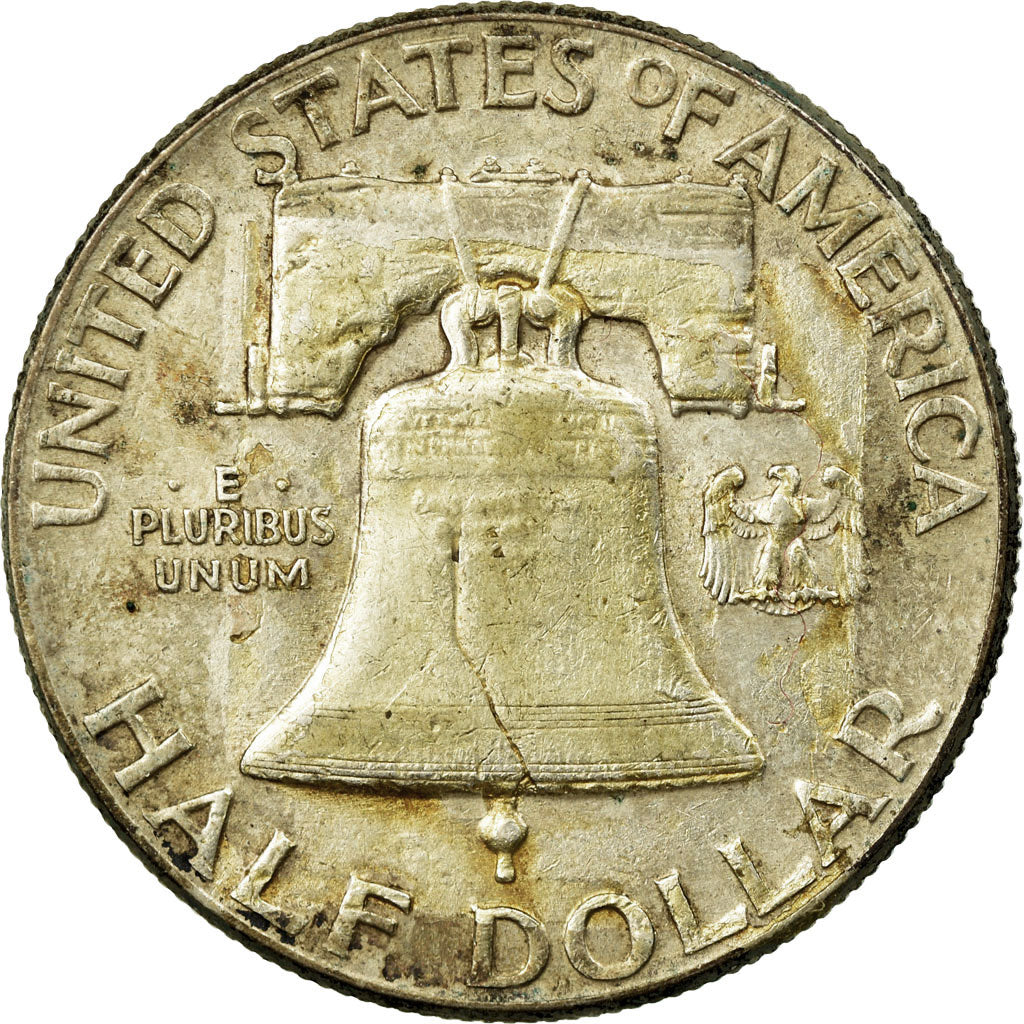 Coin, United States, Franklin Half Dollar, Half Dollar, 1949, U.S. Mint