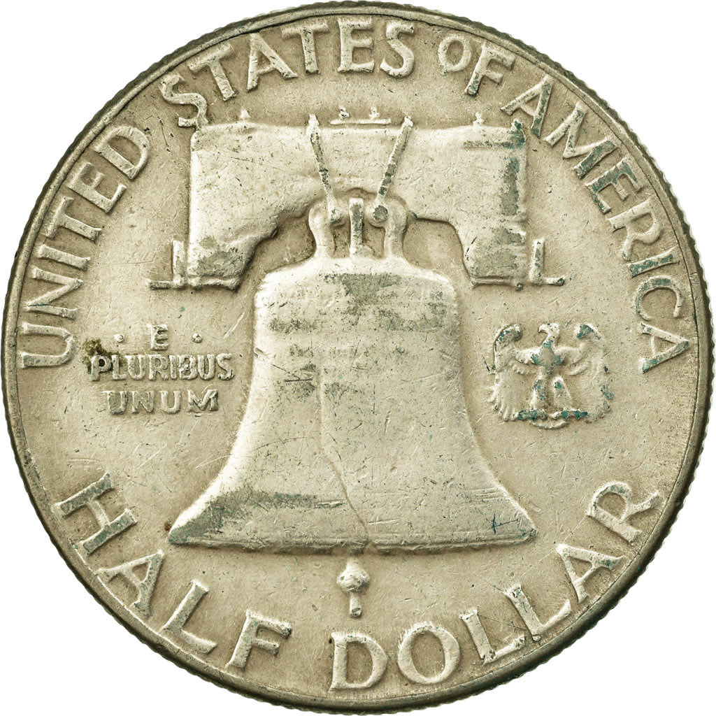 Coin, United States, Franklin Half Dollar, Half Dollar, 1950, U.S. Mint