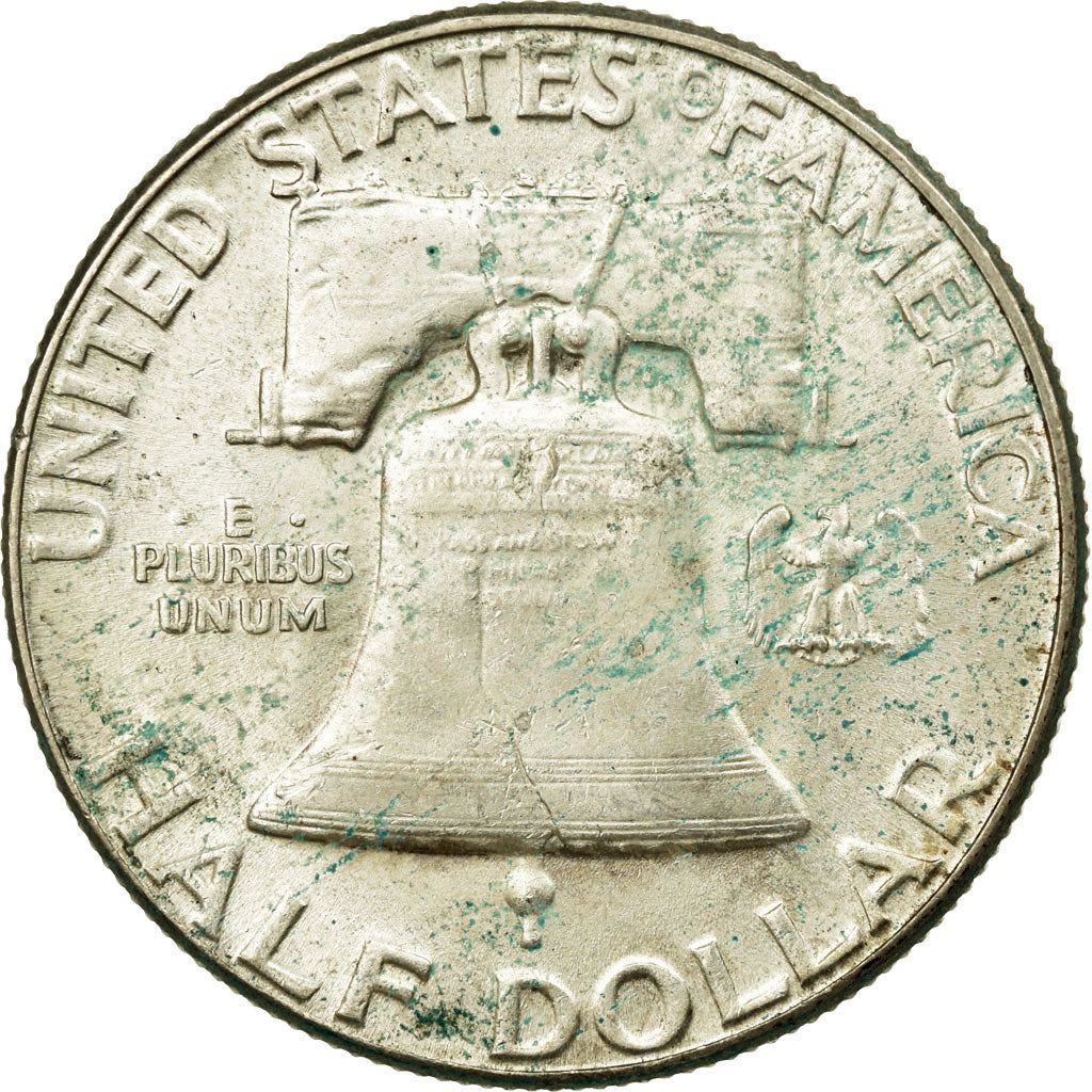 Coin, United States, Franklin Half Dollar, Half Dollar, 1952, U.S. Mint