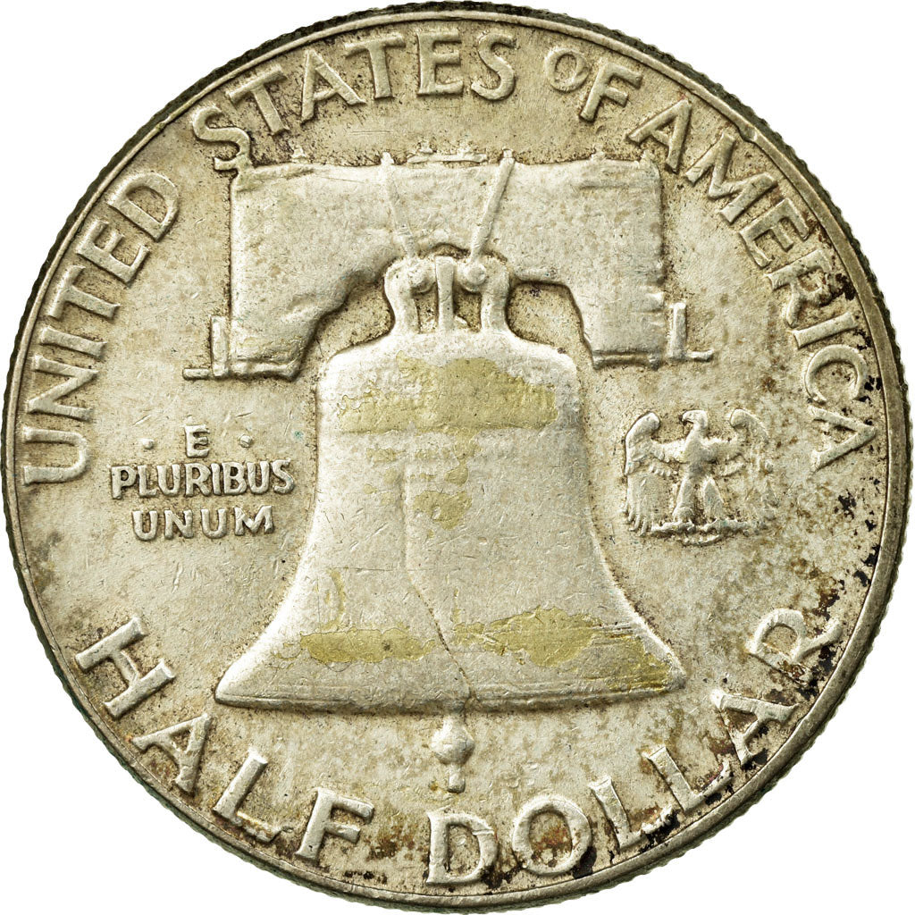 Coin, United States, Franklin Half Dollar, Half Dollar, 1957, U.S. Mint