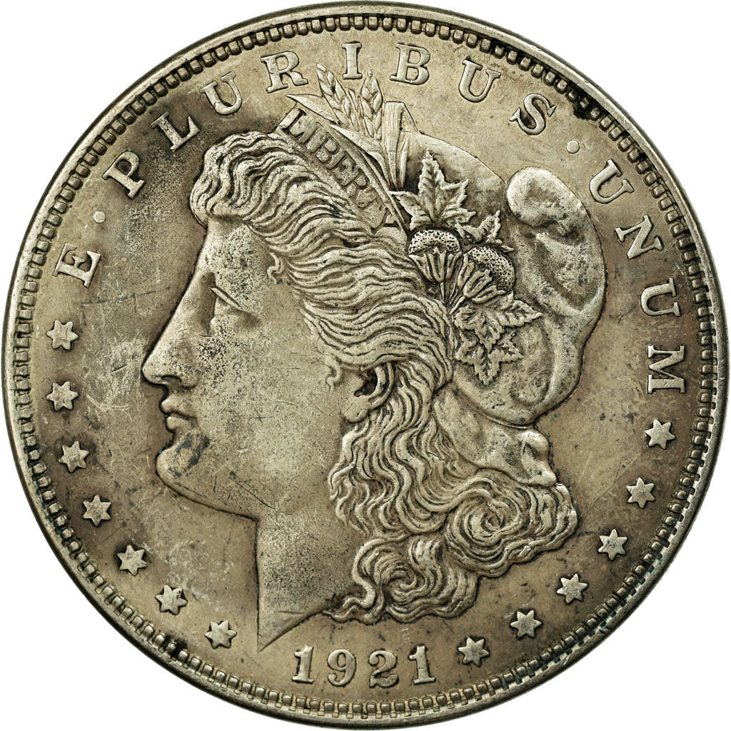 Moneta, Stati Uniti, Morgan Dollar, Dollar, 1921, U.S. Mint, Philadelphia, BB