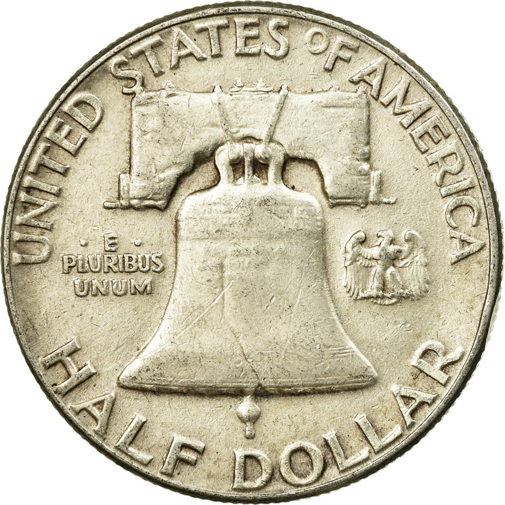 Coin, United States, Franklin Half Dollar, Half Dollar, 1952, U.S. Mint