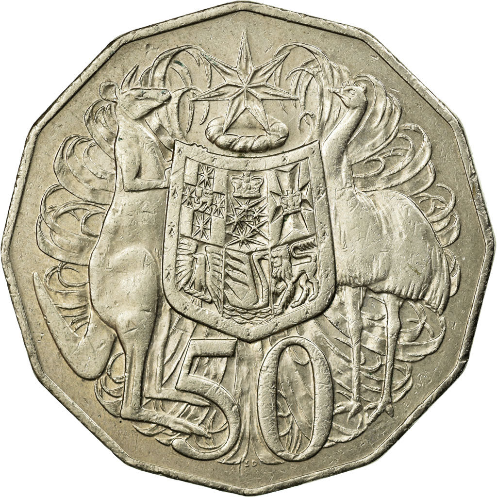 Coin, Australia, Elizabeth II, 50 Cents, 1996, EF(40-45), Copper-nickel, KM:83