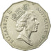 Moneta, Australia, Elizabeth II, 50 Cents, 1997, BB, Rame-nichel, KM:83