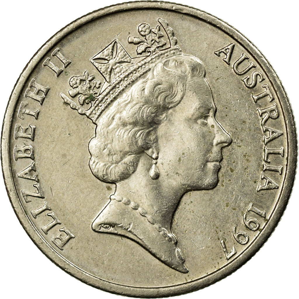 Monnaie, Australie, Elizabeth II, 5 Cents, 1997, TTB, Copper-nickel, KM:80