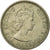 Monnaie, Etats des caraibes orientales, Elizabeth II, 25 Cents, 1955, TTB