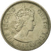 Moneda, Estados del Caribe Oriental , Elizabeth II, 25 Cents, 1955, MBC, Cobre -