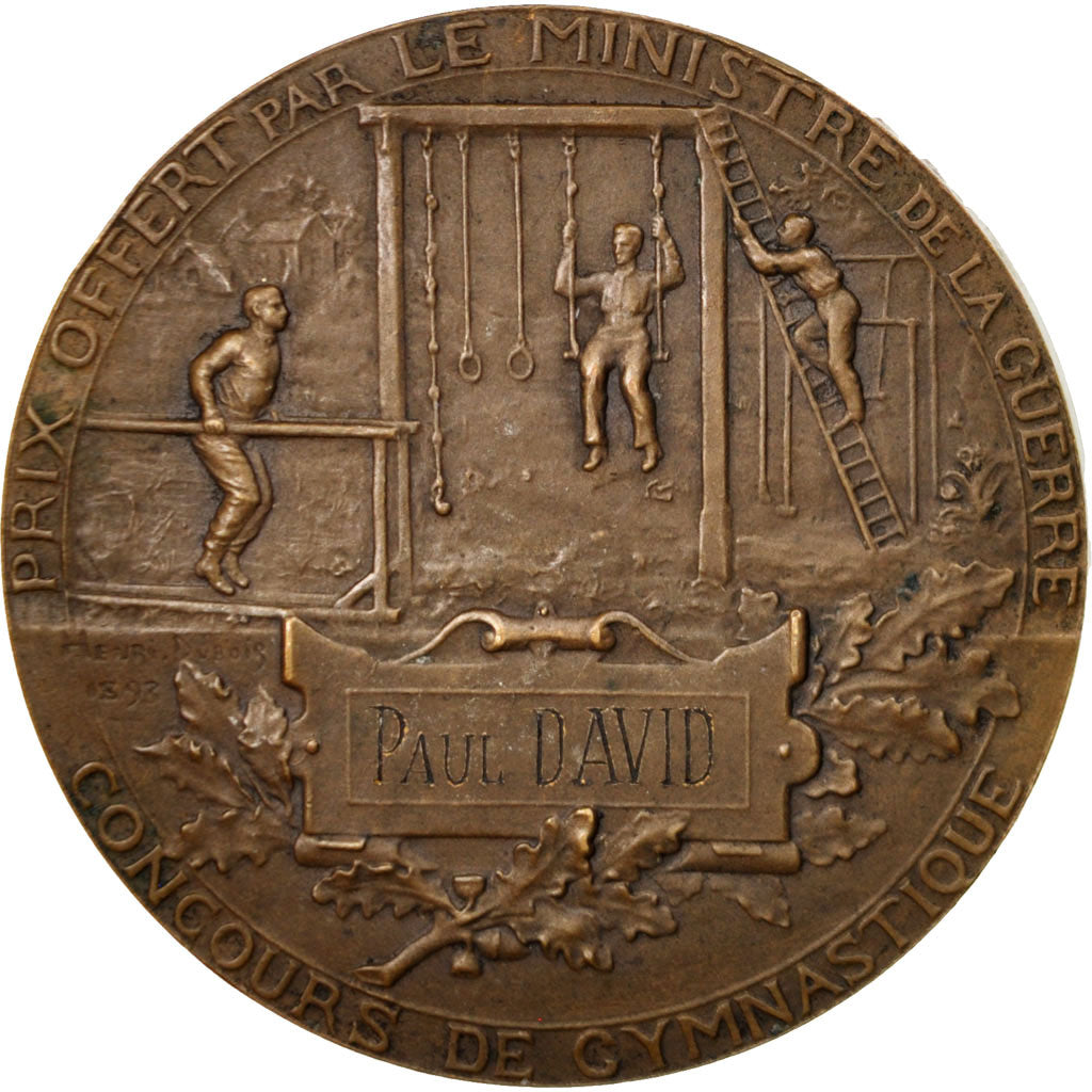 France, Medal, French Third Republic, Sports & leisure, Dubois.H, AU(50-53)