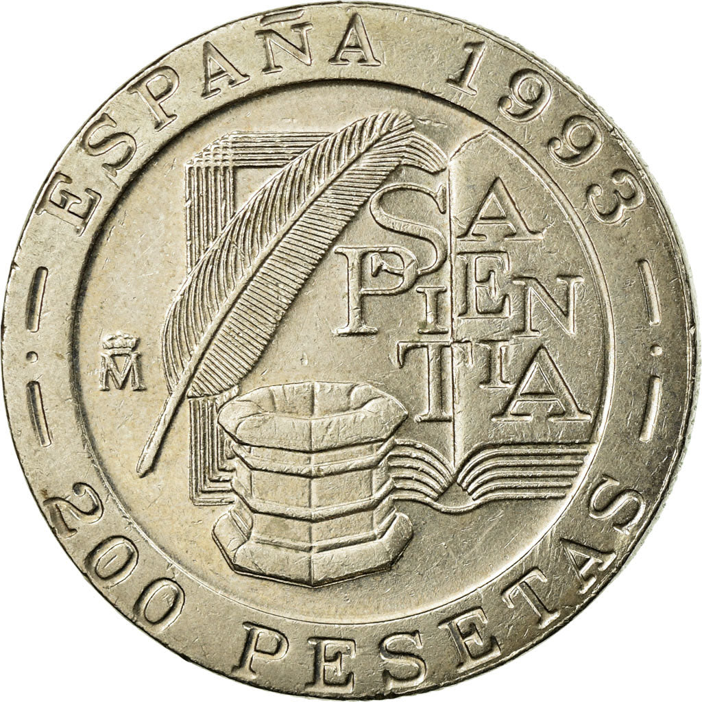 Moneda, España, Juan Carlos I, 200 Pesetas, 1993, EBC, Cobre - níquel, KM:923