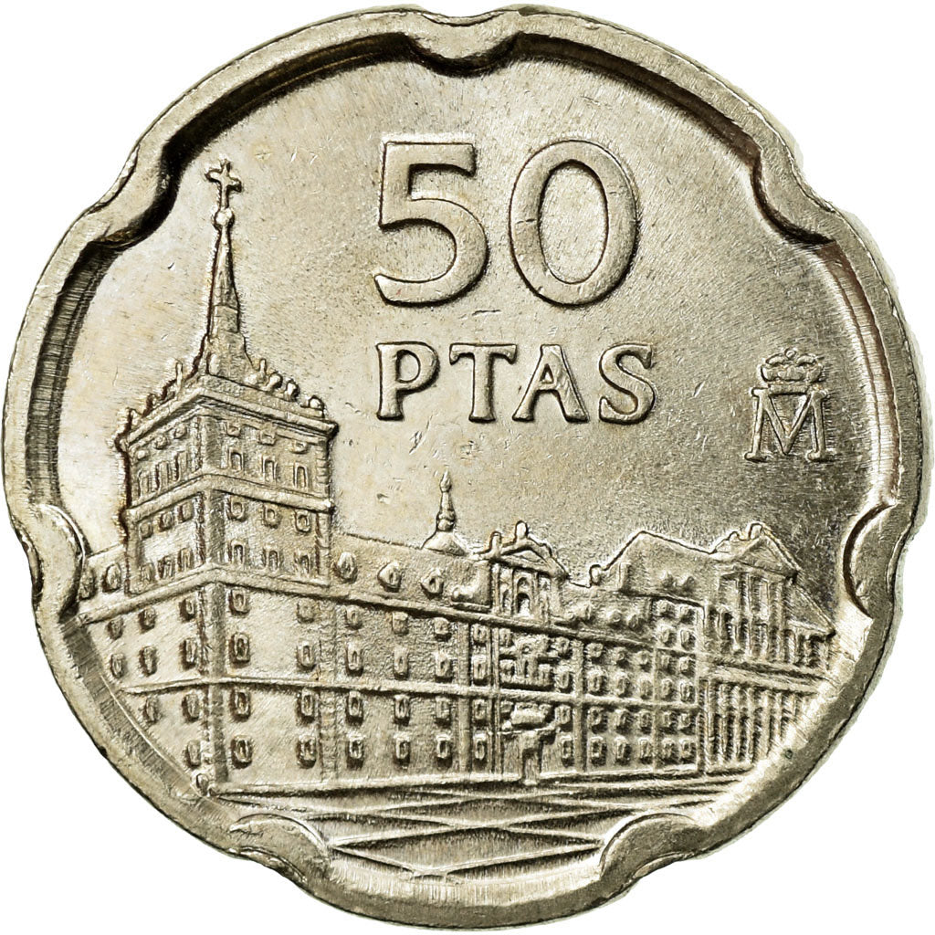 Moneda, España, Juan Carlos I, 50 Pesetas, 1997, Madrid, MBC, Cobre - níquel