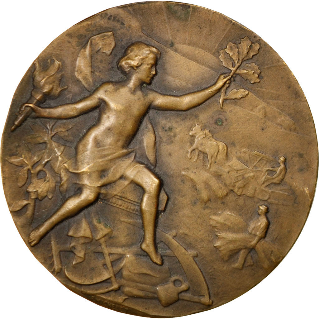 Francia, Medal, French Third Republic, Business & industry, BB+, Bronzo, 50