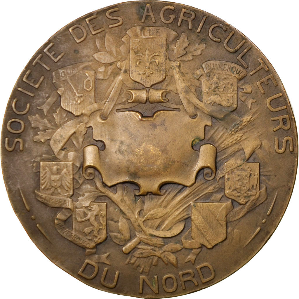Francia, Medal, French Third Republic, Business & industry, BB+, Bronzo, 50