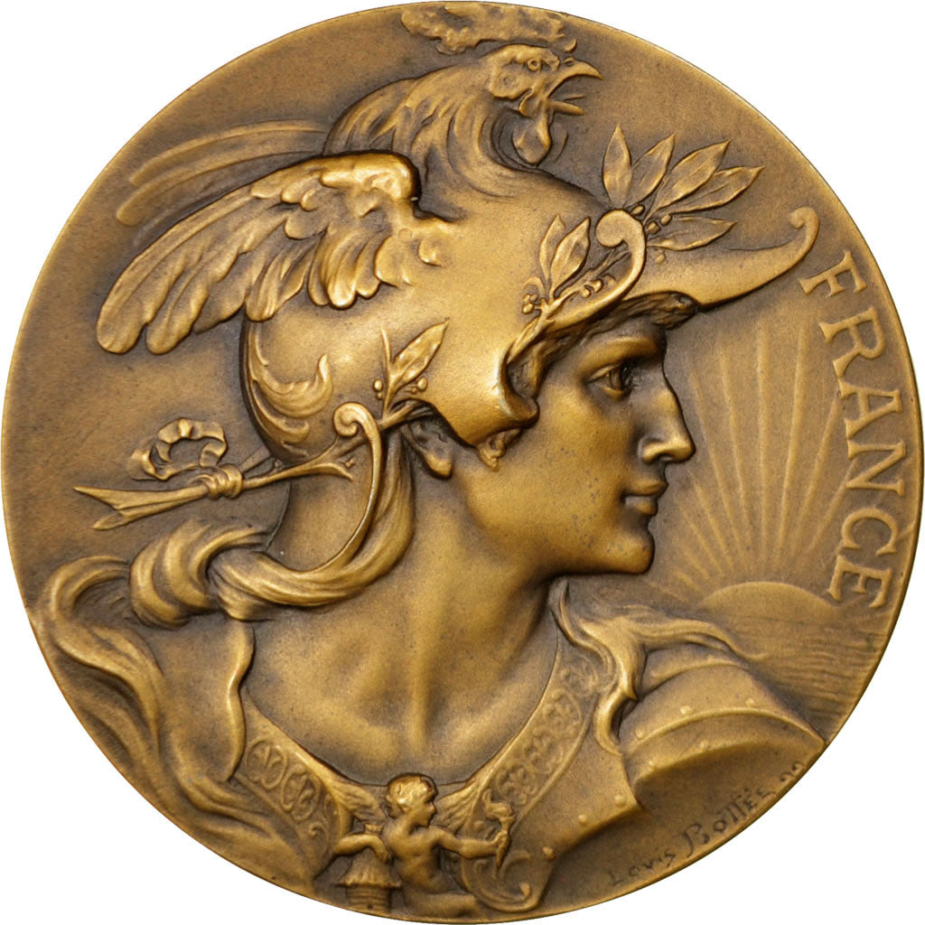 FRANCE, Business & industry, French State, Medal, AU(55-58), Bottée, Bronze, 50,