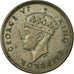 Moneda, Fiji, George VI, Sixpence, 1940, MBC, Plata, KM:11
