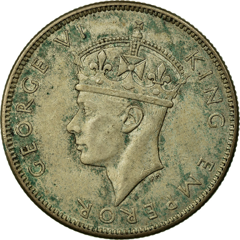 Monnaie, Fiji, George VI, Florin, 1942, TTB, Argent, KM:13a
