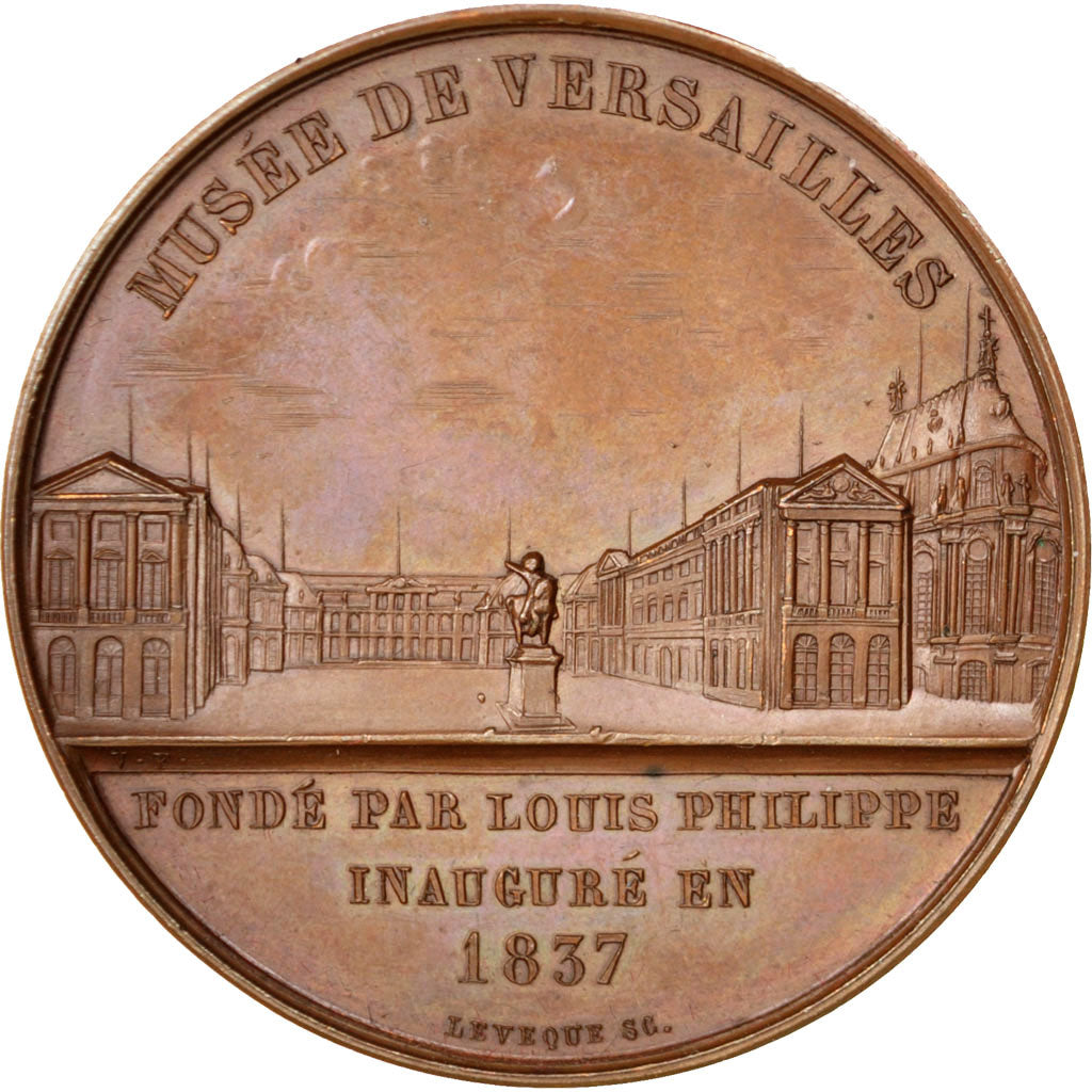 FRANCE, Arts & Culture, Louis Philippe I, Medal, AU(55-58), Bronze, 41, 36.20
