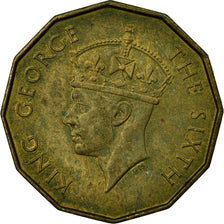 Coin, Fiji, George VI, Threepence, 1950, EF(40-45), Nickel-brass, KM:18