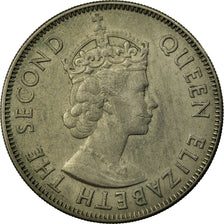 Moneda, Fiji, Elizabeth II, Florin, 1957, MBC, Cobre - níquel, KM:24