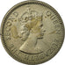 Coin, Fiji, Elizabeth II, Sixpence, 1958, EF(40-45), Copper-nickel, KM:19