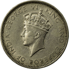 Monnaie, Hong Kong, George VI, 10 Cents, 1937, TTB, Nickel, KM:21