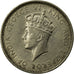 Monnaie, Hong Kong, George VI, 10 Cents, 1937, TTB, Nickel, KM:21