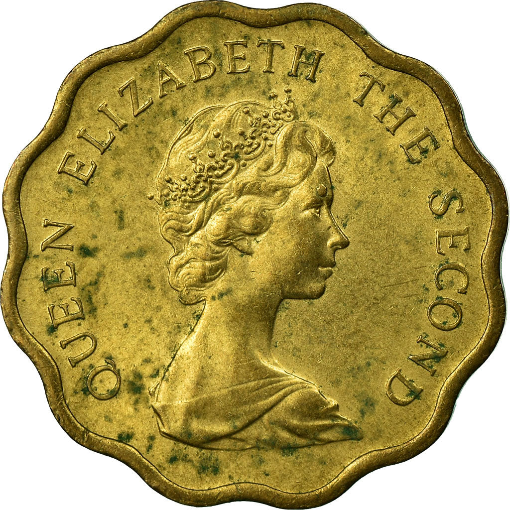 Coin, Hong Kong, Elizabeth II, 20 Cents, 1979, EF(40-45), Nickel-brass, KM:36
