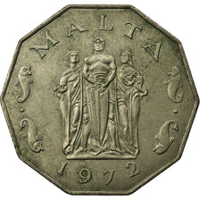 Münze, Malta, 50 Cents, 1972, British Royal Mint, SS, Copper-nickel, KM:12