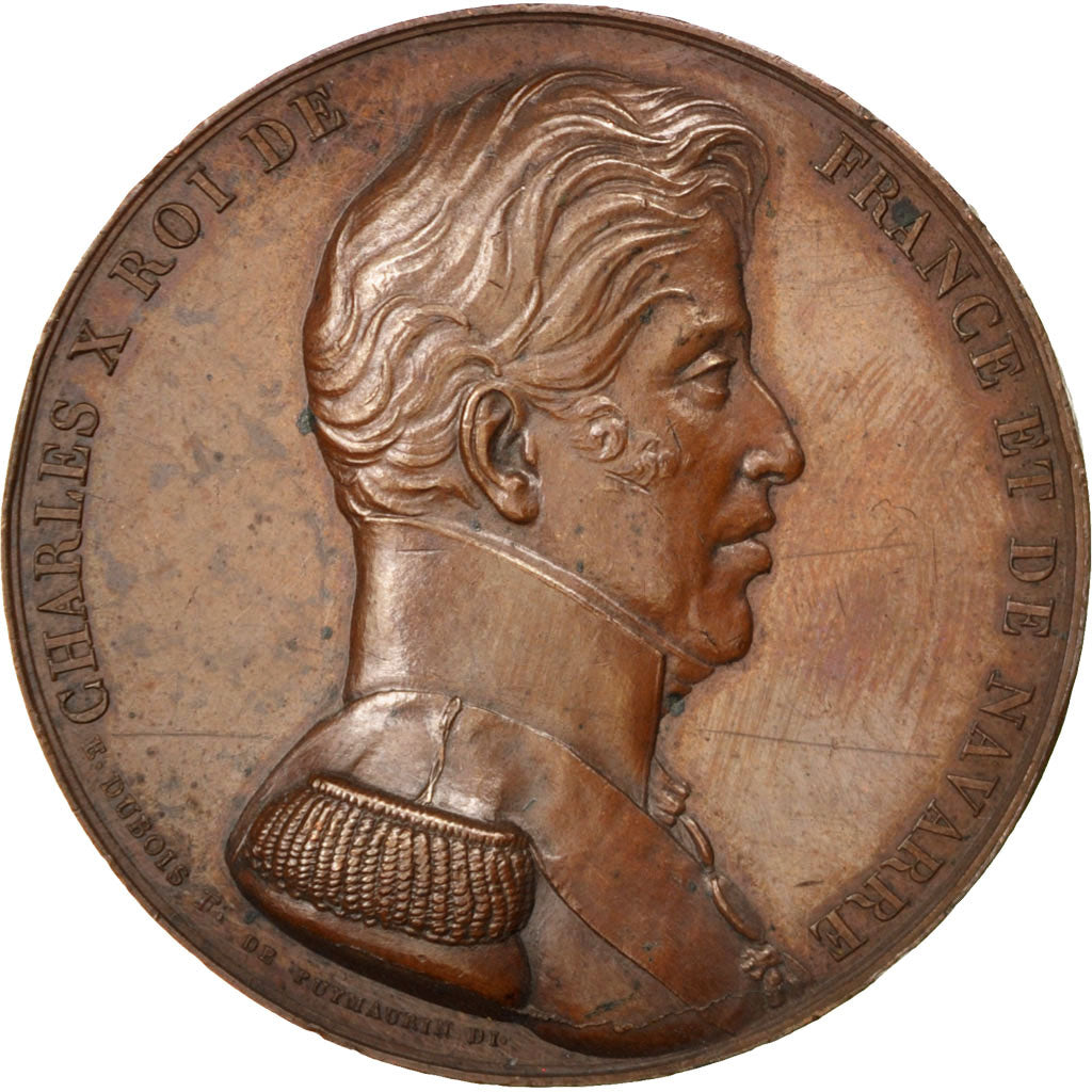 Charles X, Sacre à Reims, Médaille