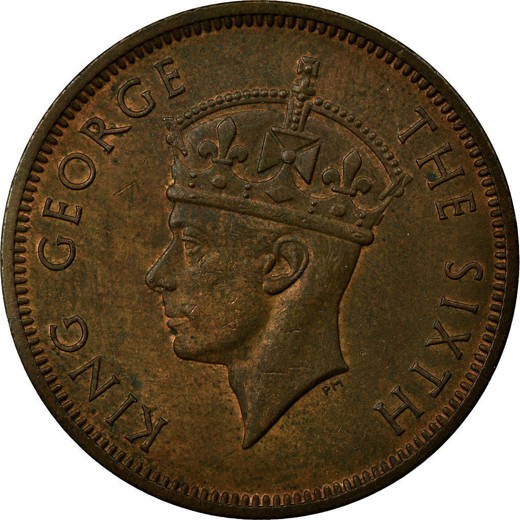 Coin, Seychelles, 5 Cents, 1948, EF(40-45), Bronze, KM:7