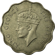 Coin, Seychelles, 10 Cents, 1951, EF(40-45), Copper-nickel, KM:8