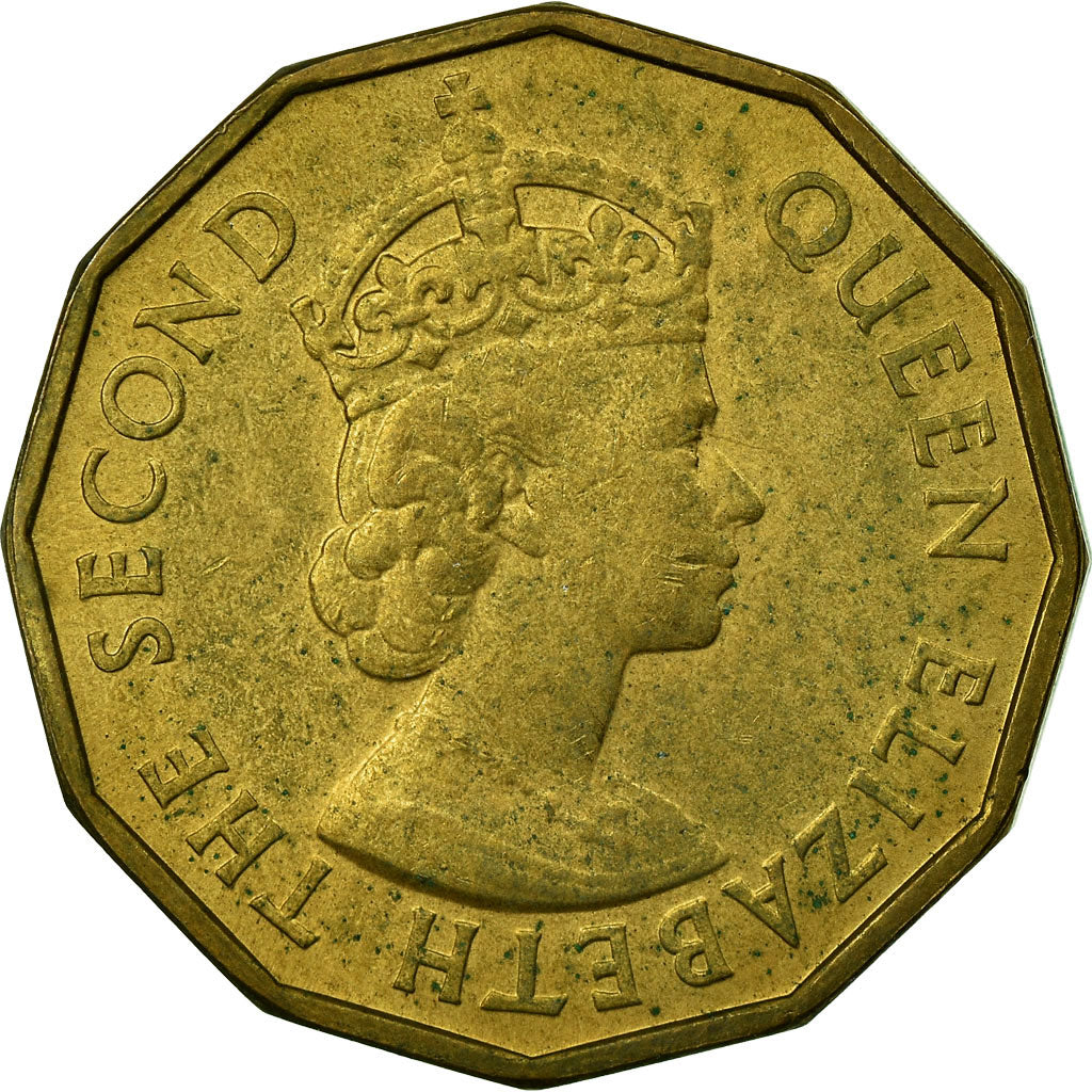 Coin, Seychelles, 10 Cents, 1974, EF(40-45), Nickel-brass, KM:10