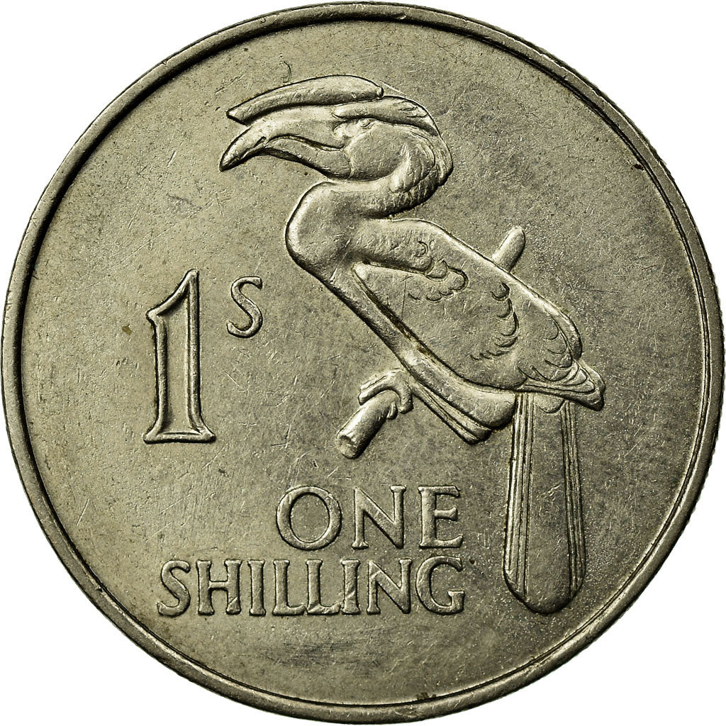 Moneta, Zambia, Shilling, 1966, British Royal Mint, BB, Rame-nichel, KM:7