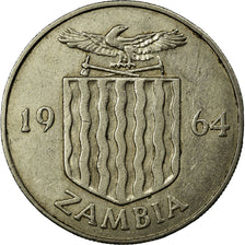 Monnaie, Zambie, Shilling, 1964, British Royal Mint, TTB, Copper-nickel, KM:2