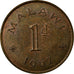 Moneta, Malawi, Penny, 1967, BB, Bronzo, KM:6