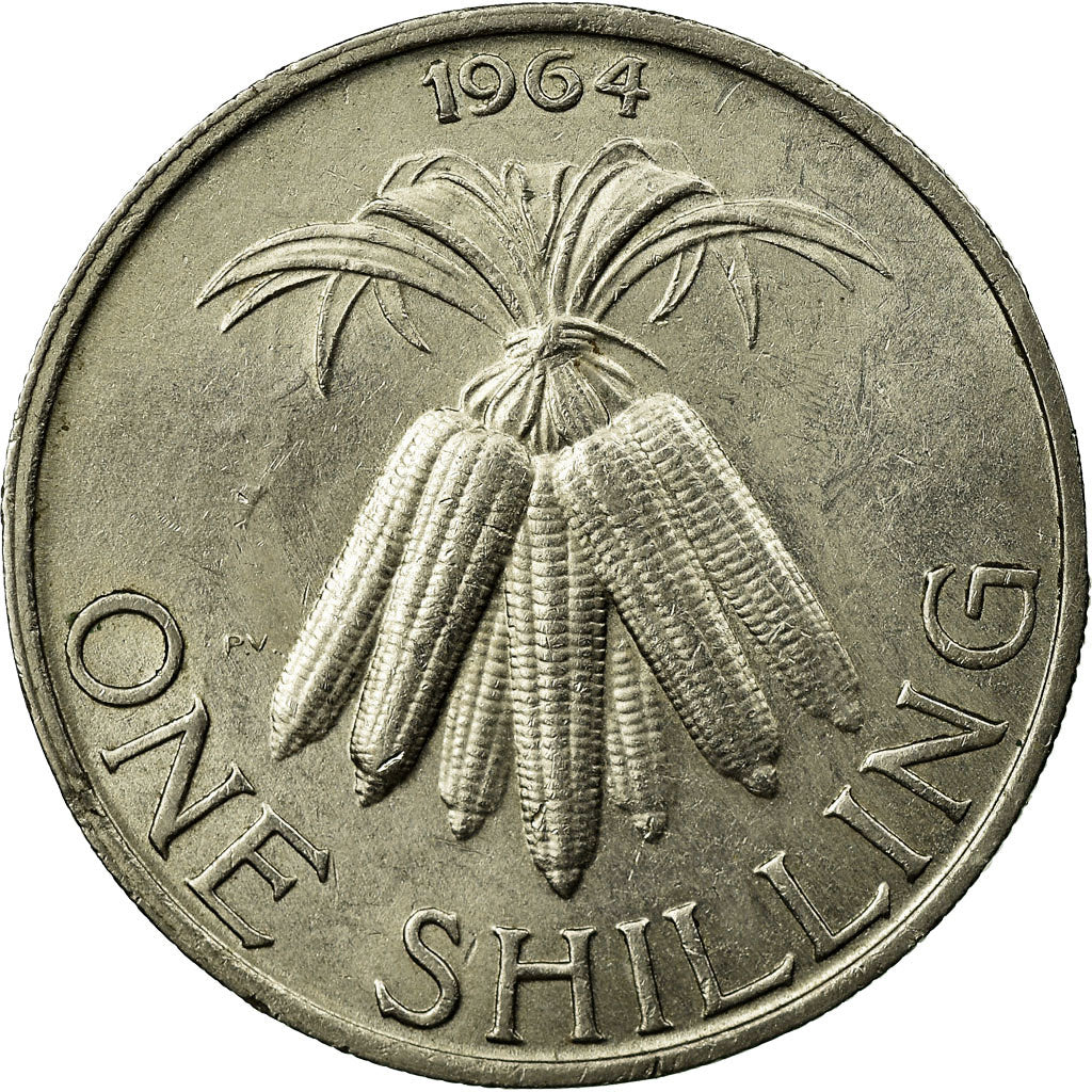 Moneda, Malawi, Shilling, 1964, MBC, Cobre - níquel - cinc, KM:2