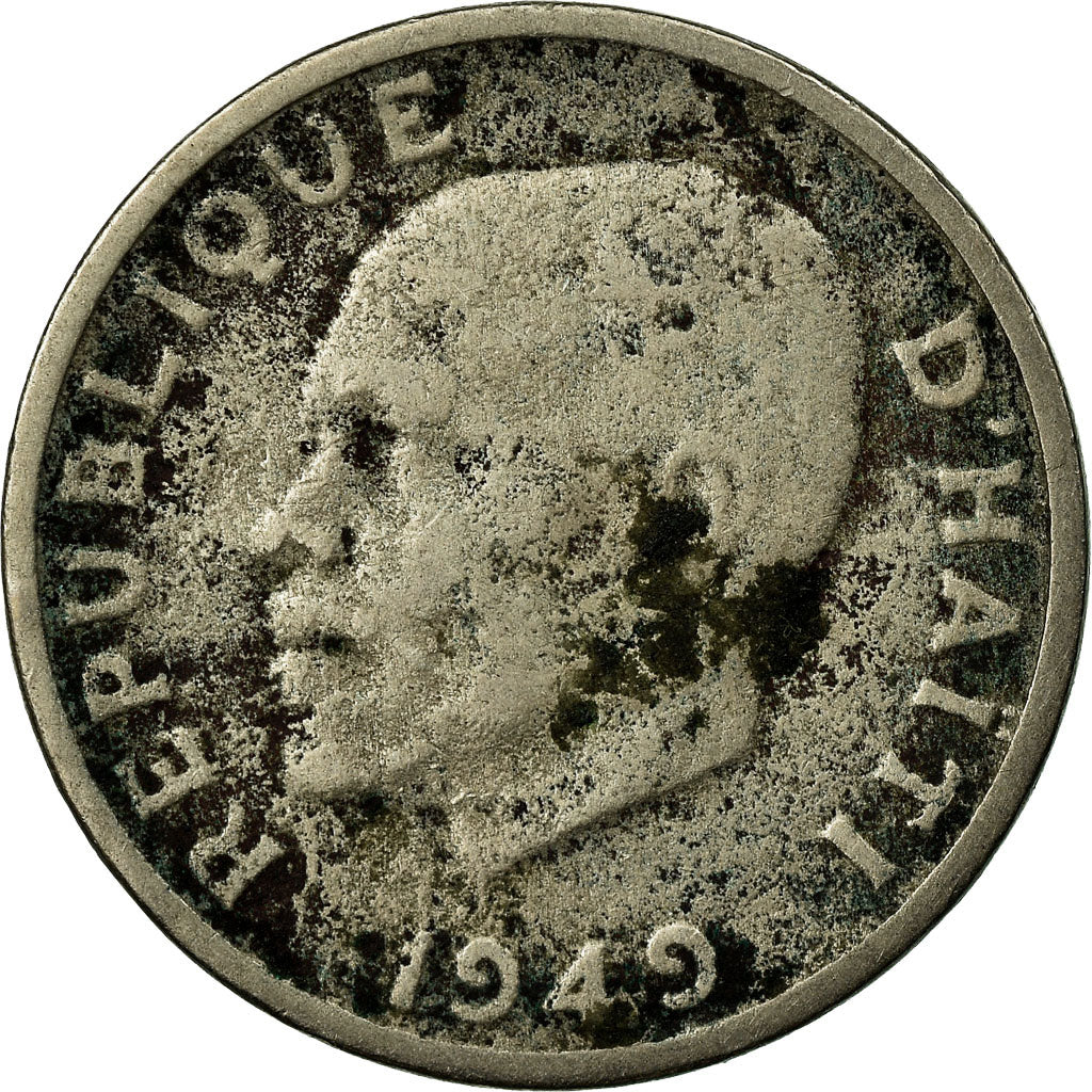 Coin, Haiti, 5 Centimes, 1949, VF(20-25), Copper-nickel, KM:57