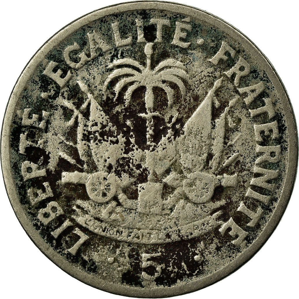 Coin, Haiti, 5 Centimes, 1949, VF(20-25), Copper-nickel, KM:57